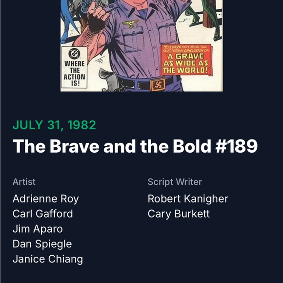 BRAVE & THE BOLD STARRING BATMAN and ROSE and the THORN - Picture 10 of 10